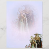 Beauty en Beast Stationery Paper (Achterkant)