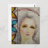 Beauty en Butterflies Briefkaart (Voorkant / Achterkant)