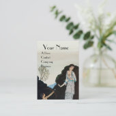 BEAUTY EN CUPID - MODE DESIGNER MAKEUP ARTIST VISITEKAARTJE (Staand voorkant)