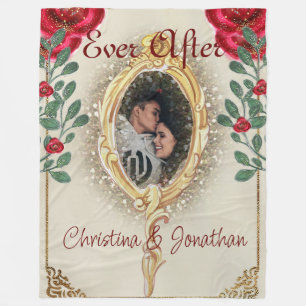 Beauty en de Beast Fairy Tale foto Fleece Deken