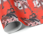 Beauty en de kerst van de Krampus Cadeaupapier (Rol Hoek)