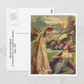 Beauty en het Beast Briefkaart (Voorkant / Achterkant)
