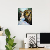 Beauty en het Beast Poster (Thuiskantoor)