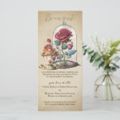 Beauty en het Beest Fairytale Magic Roos Menu (Staand voorkant)