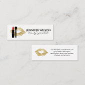 Beauty en Makeup Mini Visitekaartje (Voorkant / Achterkant)