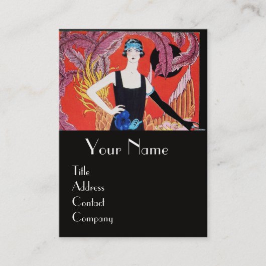 BEAUTY EN PHOENIX, DE DESIGNER VAN DE MODE MAAKT K VISITEKAARTJE (Voorkant)