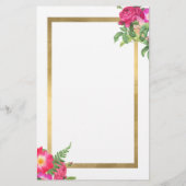 Beauty Florals Makeup Artist White Flyer (Achterkant)