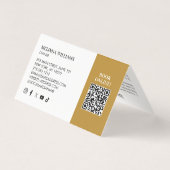 Beauty Girl Gouden Bronzen Regenpatroon Spray Tann Kaart (Achterkant)