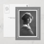 Beauty - Gypsy - in zwart-wit Briefkaart (Voorkant / Achterkant)