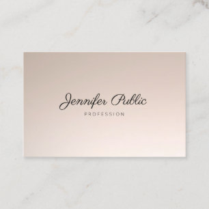 Beauty Hair Salon Handgeschreven Script Cosmetolog Visitekaartje