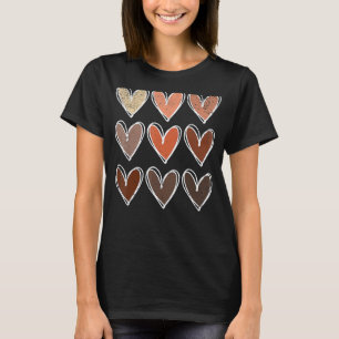 Beauty heeft geen zwarte huidskleur Melanin Afri T-shirt