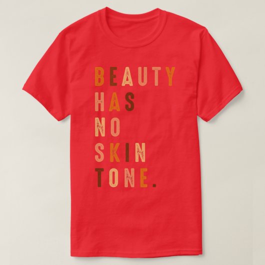 Beauty heeft geen zwarte mantel met een zwarte hui t-shirt (Design voorkant)