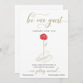 Beauty & het Beest sparen de Aankondiging van de D (Voorkant / Achterkant)