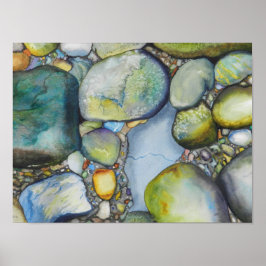 Beauty in de Rocks Poster