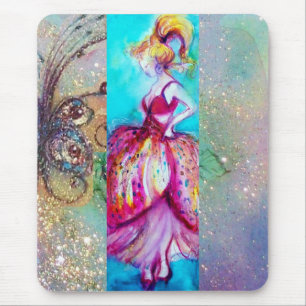 BEAUTY IN PINKDRESS/Magic Butterfly Plant Muismat