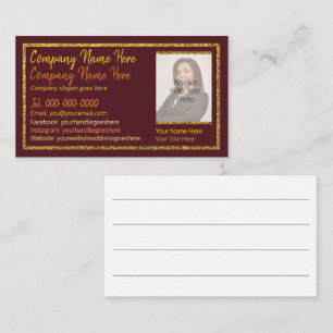 Beauty Industry Hair, Nails, Makeup, Lashes, Foto Visitekaartje