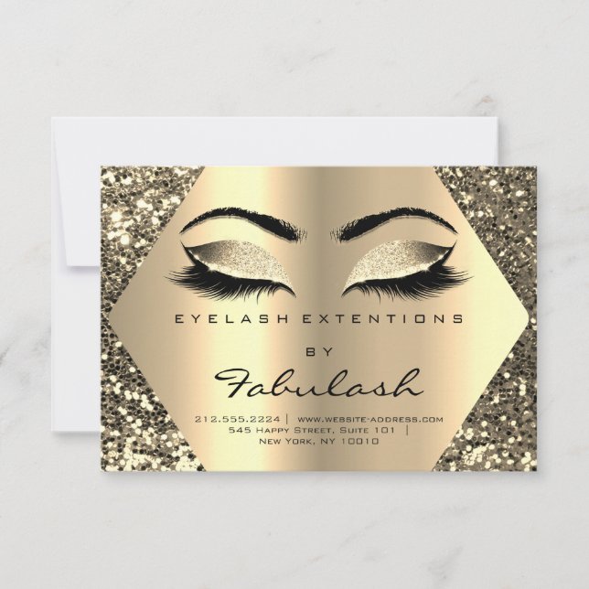 Beauty Lashes Extension Aftercare Instruction Lux (Voorkant)