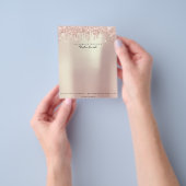 Beauty Lashes Makeup Stylist Event Planner Hair Flyer (Hand)