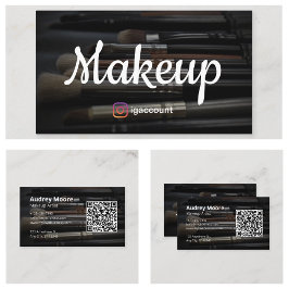 Beauty Make-up Artiest QR-code Visitekaartje