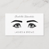 Beauty Makeup Artist Eyelashes Visitekaartje (Voorkant)