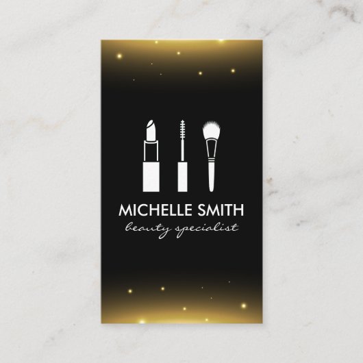 Beauty Makeup Magic Glow Appointment Afsprakenkaartje (Voorkant)