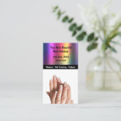 Beauty Manicured Nails Visitekaartjes (Staand voorkant)