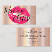 Beauty Mode Glitzy Makeup Artist Visitekaartje (Voorkant / Achterkant)