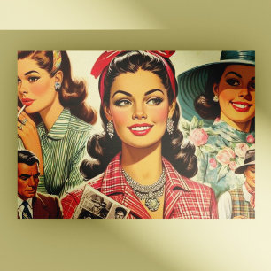 Beauty Mode Meisjes Briefkaart