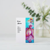 BEAUTY MODE rood roze blauw groen goud Visitekaartje (Staand voorkant)