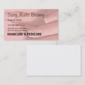Beauty Nails Manicure Visitekaartjes (Voorkant / Achterkant)