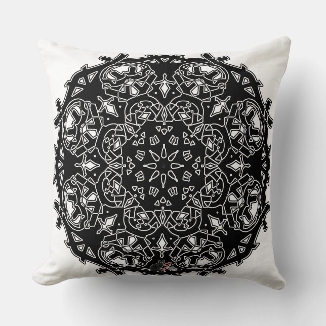 Beauty Octa Glyph Pillow Kussen (Voorkant)