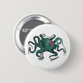 Beauty Octopus Button (Voorkant /achterkant)