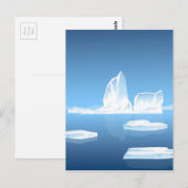 Beauty of Iceberg Briefkaart (Voorkant / Achterkant)