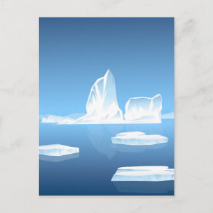 Beauty of Iceberg Briefkaart