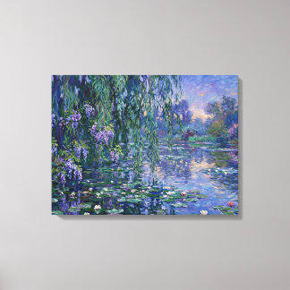 Beauty on the lake canvas afdruk