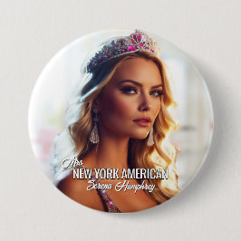 Beauty Pageant Button Pin - Kies vorm en grootte