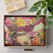  Beauty Pin-up Schilderen Tissuepapier (Geschenk)