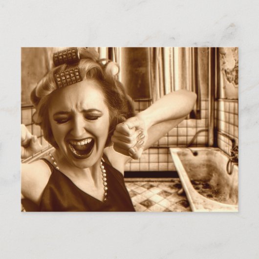 Beauty Queen in de ochtend Briefkaart (Voorkant)