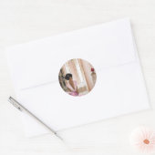 Beauty Queen Ronde Sticker (Envelop)