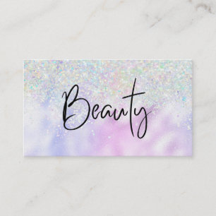 *~* BEAUTY Rainbow Hologram Holograaf Glitter Visitekaartje
