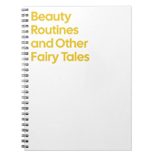 Beauty Routines Funny Citation Carnet