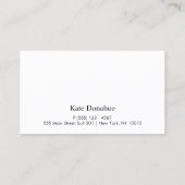 Beauty Salon 6 Punch Carte de fidélité client (Dos)