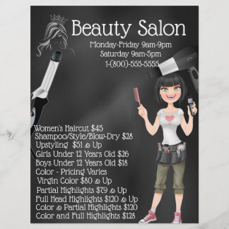 Beauty Salon Business Promotion Flyer
