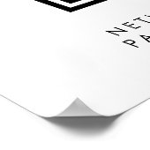 Beauty Salon Cafe Wifi Network QR Code Poster (Coin)