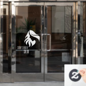 Beauty Salon Custom Business Raamsticker (Kantoordeur)