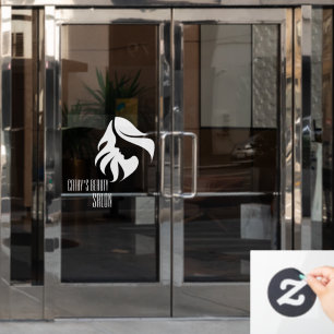 Beauty Salon Custom Business Raamsticker