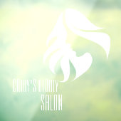 Beauty Salon Custom Business Raamsticker (Vel 3)