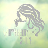 Beauty Salon Custom Business Raamsticker (Vel 3)