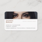 Beauty Salon | Elegant Visitekaartje (Achterkant)