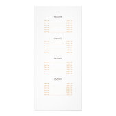 Beauty Salon Gold Turquoise Spotted Pattern Menu (Achterkant)